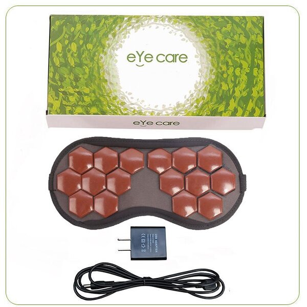 Tourmaline Eye Mask - Korea Magnetic Infrared Heating Sleep Relax Therapy