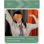 Smart Eye Massager - Cordless Hot Cold Compress Electric Vibration Heat Mask