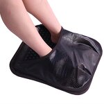 EMS Foot Massager - Office Chair Shiatsu Roller Remote Control PU Leather