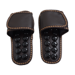 Jade Massage Slippers - ZL-FMB01 Natural Stone Shiatsu ROHS OEM Logo