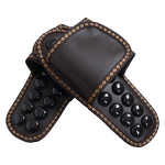 Jade Massage Slippers - ZL-FMB01 Natural Stone Shiatsu ROHS OEM Logo