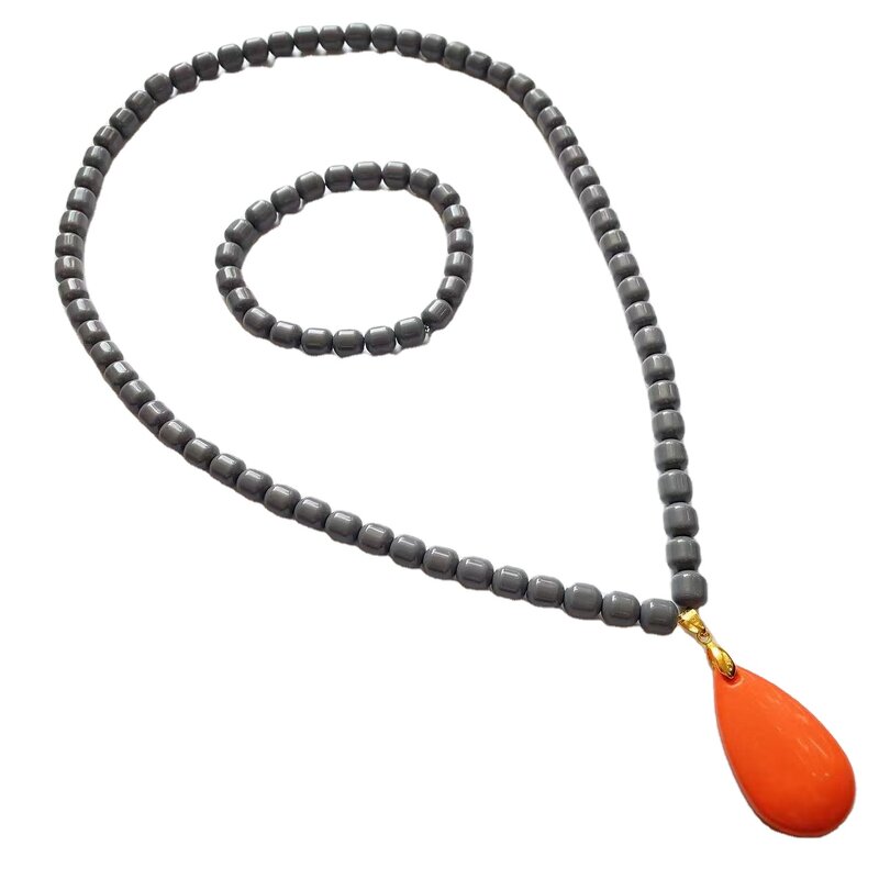 Korea Tourmaline Necklace - Germanium Negative Anion Turtle Neck Energy