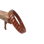 Tourmaline Jade Roller Bracelet - Energy Crystal Healing Chakra Massage Jewelry