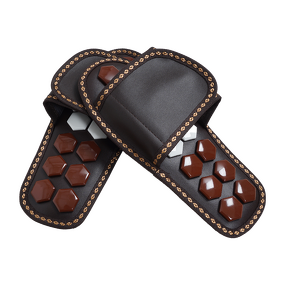 Tourmaline Acupressure Slippers - Korea Far Infrared Indoor Pain Relief 41-42