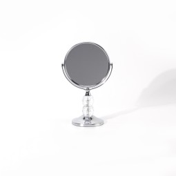 Desktop Mirror Factory - Hot Selling 3 Inches Double Sided Crystal Handle Fancy Design Magnifying