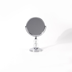 Desktop Mirror Factory - Hot Selling 3 Inches Double Sided Crystal Handle Fancy Design Magnifying