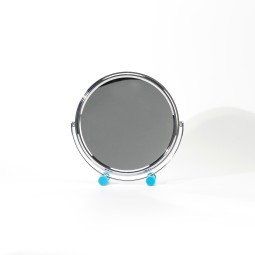 Metal Makeup Mirror Manufacturer - HD Desktop Double-Sided Rotating Magnifying Portable Beauty Tool Wholesale