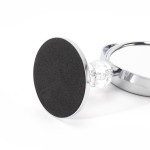 Desktop Mirror Factory - Hot Selling 3 Inches Double Sided Crystal Handle Fancy Design Magnifying