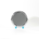 Stainless Steel Mirror Factory - HD Metal Table Top Double-Sided 360° Rotating Magnifying Portable Beauty