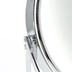 Portable Makeup Mirror Manufacturer - Table-Type Oval 360° Rotating Double-Sided for Household Dormitory