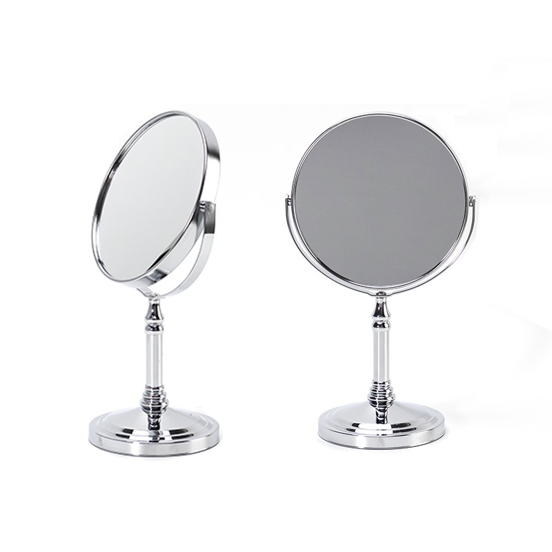 Commercial Makeup Mirror Factory - Hotel-Suitable Double-Sided Roman Column 2/5x HD Magnification Vanity