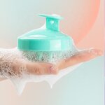 Shampoo Massage Brush Manufacturer - Silicone Detangling Round Portable