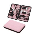 Manicure Set Manufacturer - Professional 18 PCS Leather Stainless Steel