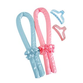 Heatless Hair Curler Set Manufacturer - LCD Display with Soft Silk Ribbon