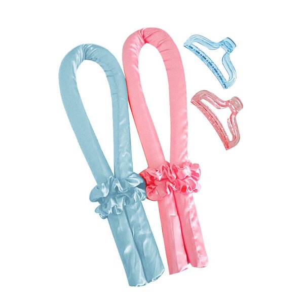 Heatless Hair Curler Set Manufacturer - LCD Display with Soft Silk Ribbon