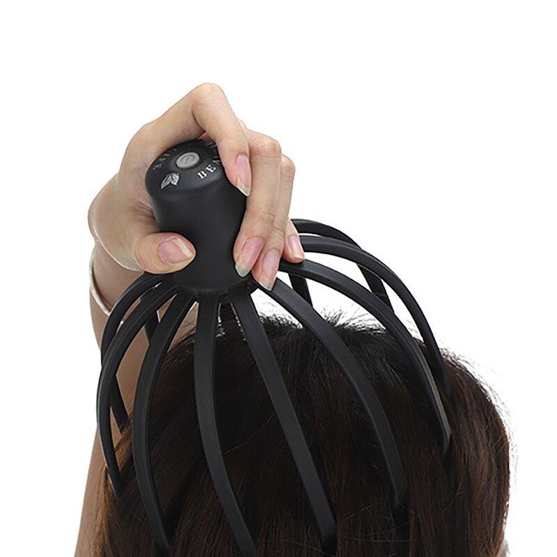 Electric Head Massager Manufacturer - Wireless Hands-Free Octopus Claw for Adults