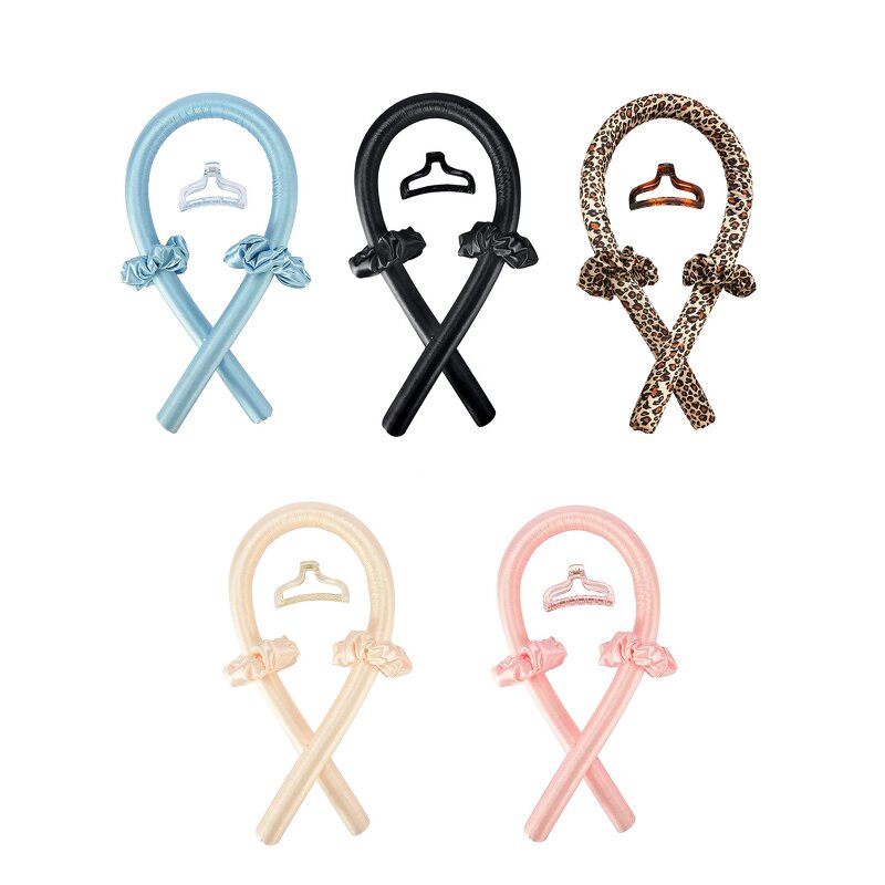 Silk Ribbon Hair Curler Set Manufacturer - Lazy Sleeping Foam Sponge for Big Wave