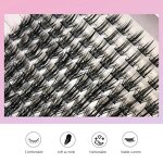 False Eyelashes Manufacturer - 3D Thick Curly Segmented Single Cluster 120 Rows