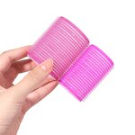 Hair Rollers Set Manufacturer - Pink Purple Jumbo with Spiral Self Grip