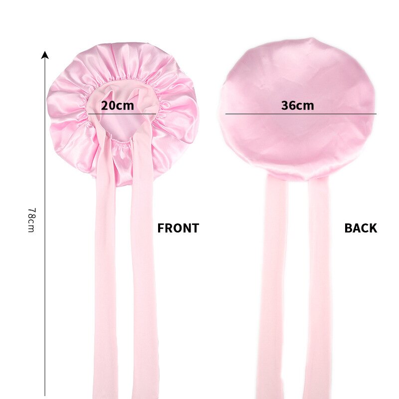 Silk Bonnet Manufacturer - Double Layer Satin Reversible for Curly Hair Sleep