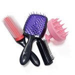 Scalp Shampoo Brush Set Manufacturer - 27pcs Colorful with Oil Applicator & Spray Bottle