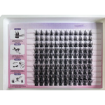 False Eyelashes Manufacturer - 3D Thick Curly Segmented Single Cluster 120 Rows