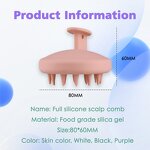 Scalp Massage Brush Manufacturer - Silicone Manual for Women & Men