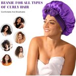 Silk Bonnet Manufacturer - Double Layer Satin Reversible for Curly Hair Sleep