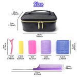 Hair Rollers Manufacturer - Self Grip 3 Sizes Plastic Colourful Curlers