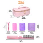Hair Rollers Set Manufacturer - Pink Purple Jumbo with Spiral Self Grip