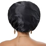 Satin Bonnet Manufacturer - Large Double Layer Non-Slip Turban for Curly Hair