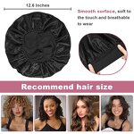 Satin Bonnet Manufacturer - Large Double Layer Non-Slip Turban for Curly Hair