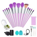 Makeup Brush Set Manufacturer - 23pcs Pink for Concealer Powder Eye Shadow