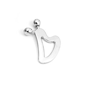 Gua Sha Tool Manufacturer - Custom Logo Metal Anti-Aging Heart Shape