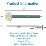 Bath Brush Manufacturer - Multifunctional Detachable Back Body Scrubber