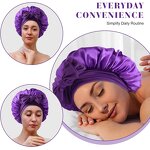Silk Bonnet Manufacturer - Double Layer Satin Reversible for Curly Hair Sleep