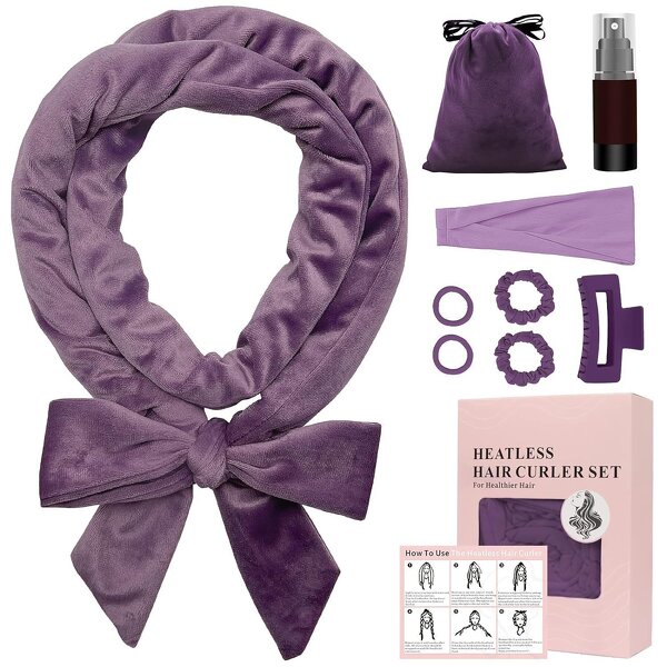 Heatless Hair Curls Set Manufacturer - DIY Soft Magic Silk Headband with Tools