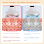 Cold Hot Neck Device - 7-color Light Microcurrent Vibration Facial Toning Massager