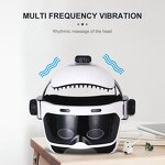 Head Massage Helmet - Vibrating Heat Compress Smart Eye Fatigue Relief Device