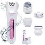 5 in 1 Women Epilator - Waterproof Electric Razor Bikini Pubic Hair Trimmer Shaver