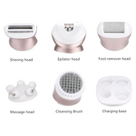 5 in 1 Women Epilator - Electric Razor Bikini Pubic Groin Hair Trimmer Shaver