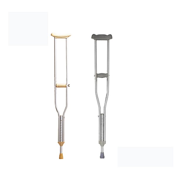 Medical Walking Canes - Height Adjustable Aluminum Telescopic Underarm Elbow Crutches