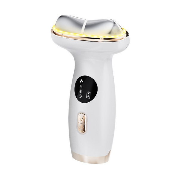 Cold Hot Neck Device - 7-color Light Microcurrent Vibration Facial Toning Massager