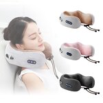 U Shaped Neck Massager Pillow - Multifunctional Infrared Heating Travel Car Shiatsu