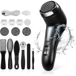 Electric Foot File - Rechargeable IPX7 Waterproof 2 Speeds Callus Dead Skin Remover