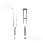 Medical Walking Canes - Height Adjustable Aluminum Underarm Elbow Crutches