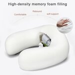 Cervical Pillow Massager - 2025 U Shape Electric Heat Vibrate Travel Car Home