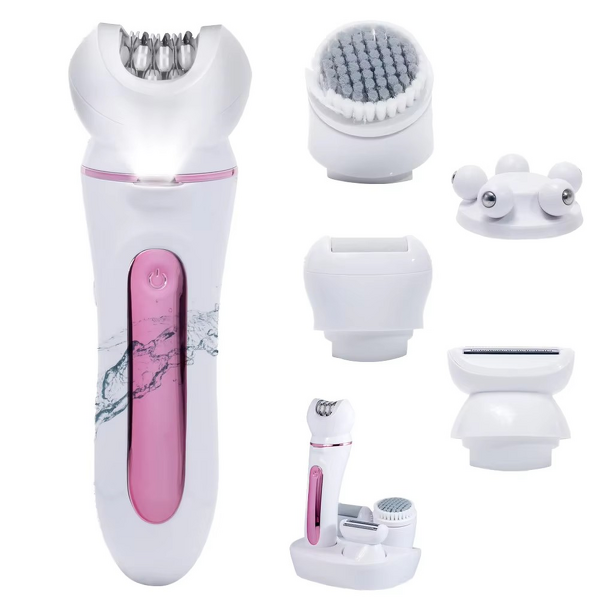 5 in 1 Women Epilator - Electric Razor Bikini Pubic Groin Hair Trimmer Shaver