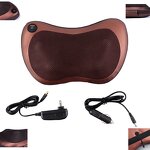 Neck Shoulder Massage Pillow - Factory Infrared Heating Electric Car Rolling Head Back