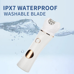 5 in 1 Women Epilator - IPX6 Waterproof Body Hair Removal Callus Remover